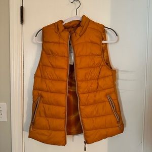 Mustard Yellow Puffer Vest
